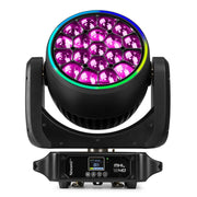 BEAMZ MHL1940 TESTA MOBILE CON 19 LED DA 40W, RING E ZOOM