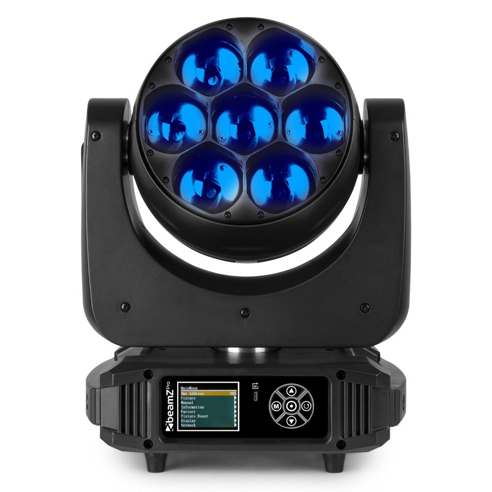 BEAMZ MHL740 TESTA MOBILE LED ZOOM 7X40W