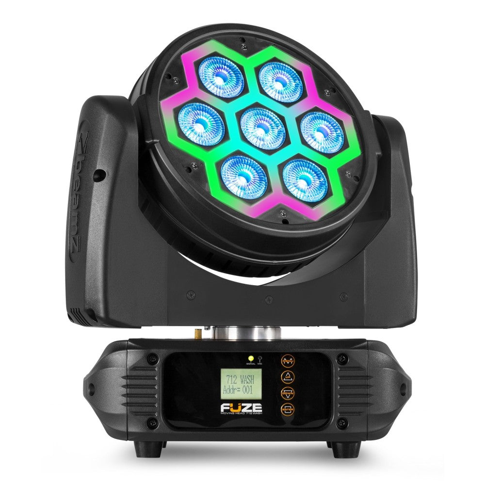BEAMZ FUZE712 TESTA MOBILE LED WASH CON EFFETTO SMD