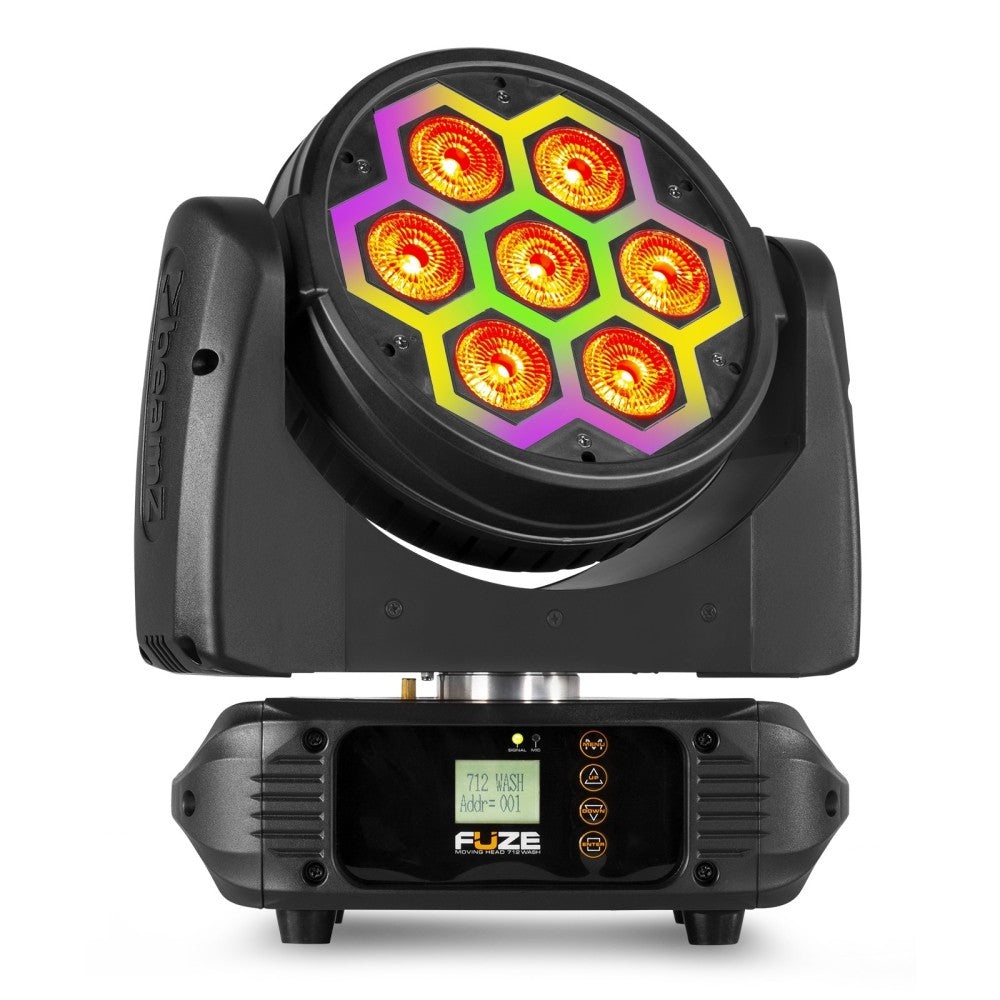 BEAMZ FUZE712 TESTA MOBILE LED WASH CON EFFETTO SMD