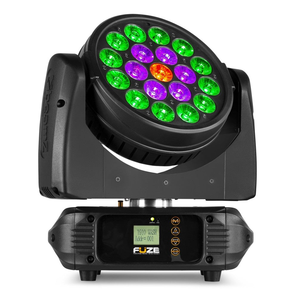 BEAMZ FUZE1910 TESTA MOBILE WASH CON CONTROLLO AD ANELLO
