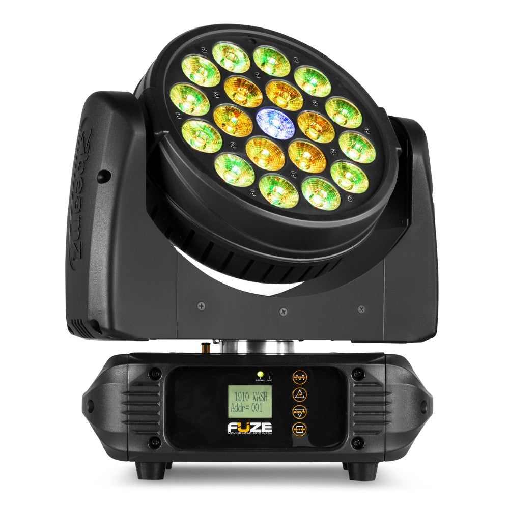 BEAMZ FUZE1910 TESTA MOBILE WASH CON CONTROLLO AD ANELLO