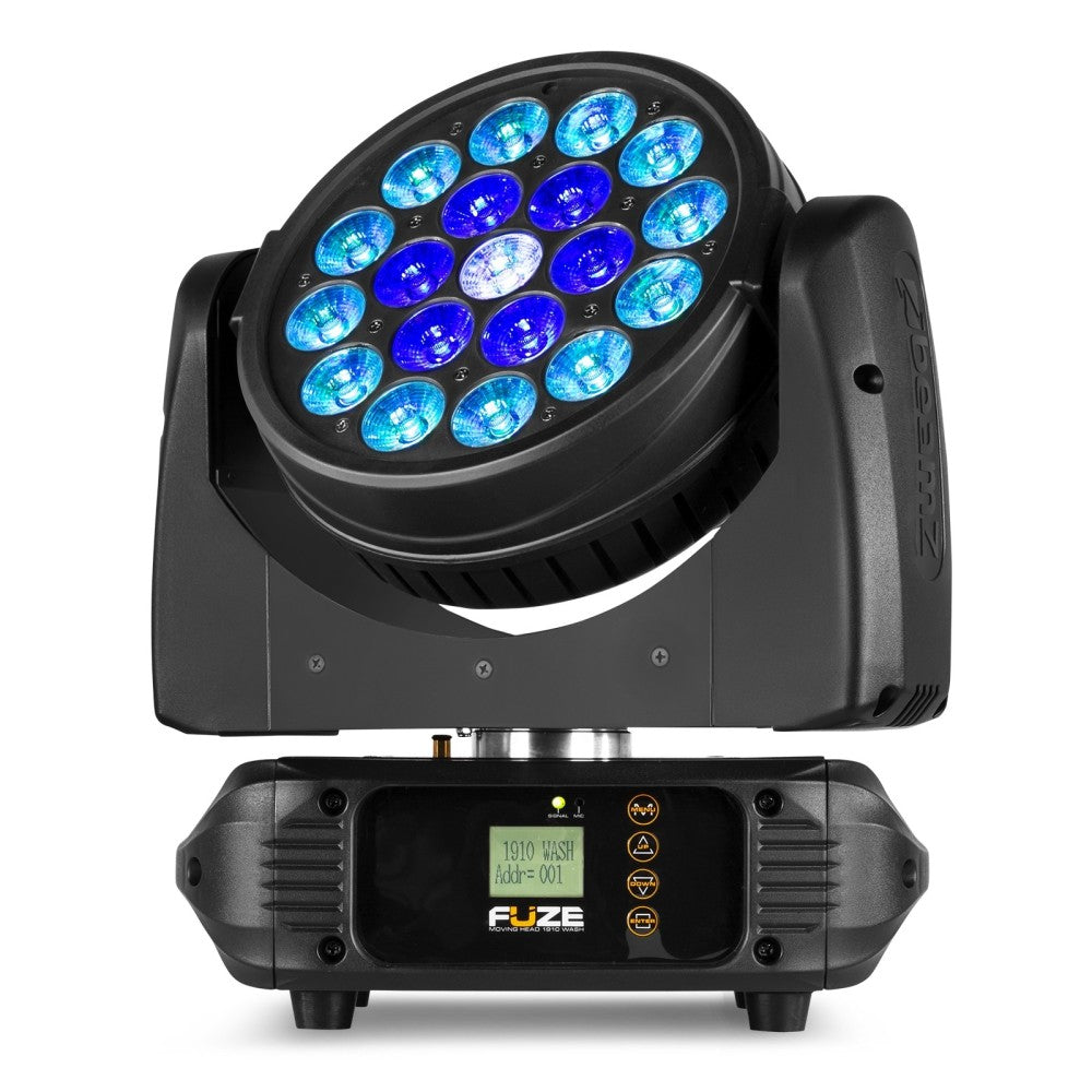 BEAMZ FUZE1910 TESTA MOBILE WASH CON CONTROLLO AD ANELLO