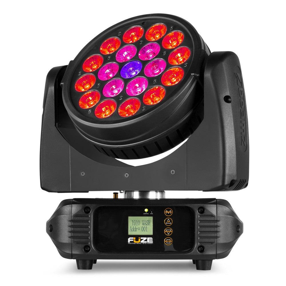 BEAMZ FUZE1910 TESTA MOBILE WASH CON CONTROLLO AD ANELLO