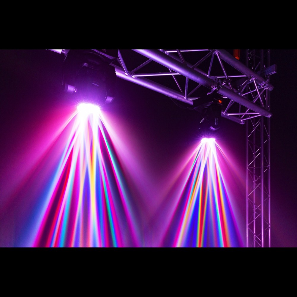 BEAMZ PANTHER 80 TESTA MOBILE LED CON LENTI ROTANTI