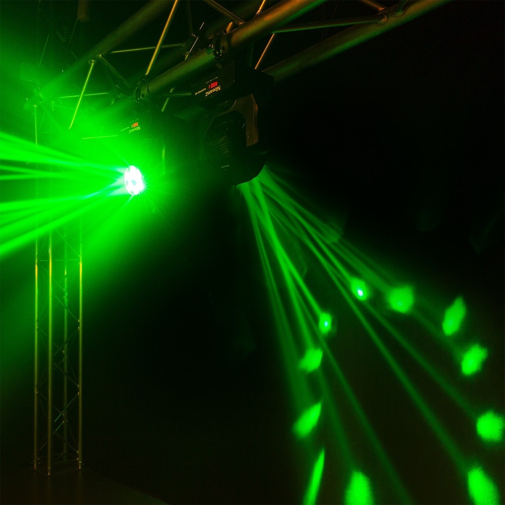 BEAMZ PANTHER 80 TESTA MOBILE LED CON LENTI ROTANTI
