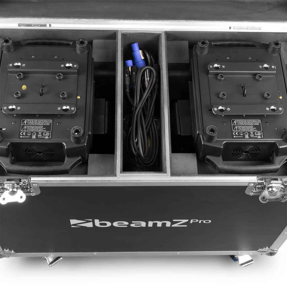 BEAMZ IGNITE300LED BSW PAR DE CABEZAS MÓVILES CON FLIGHTCASE