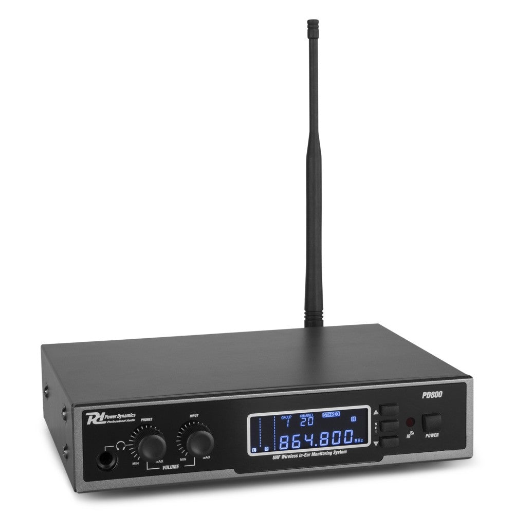 POWER DYNAMICS PD800 IN EAR MONITOR UHF