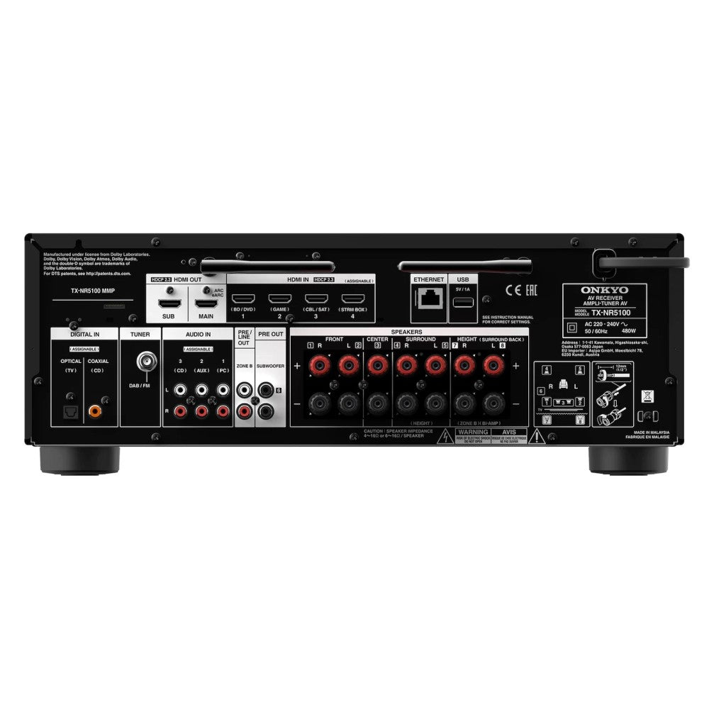 ONKYO TX-NR5100B RECEPTOR AV 7.2 CANALES