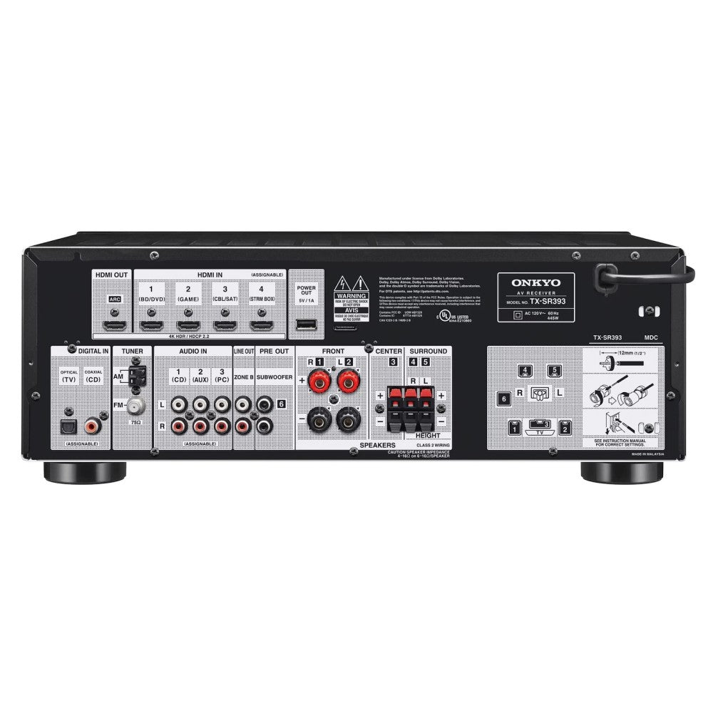 ONKYO TX-SR393DAB RECEPTOR DE 7.2 CANALES