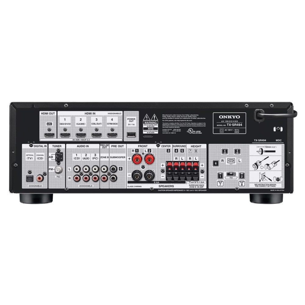 ONKYO TX-SR494DAB RECEPTOR AV 7.2 CANALES
