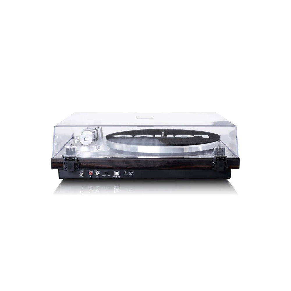 LENCO LBT-188WA - Tocadiscos con Bluetooth marrón oscuro