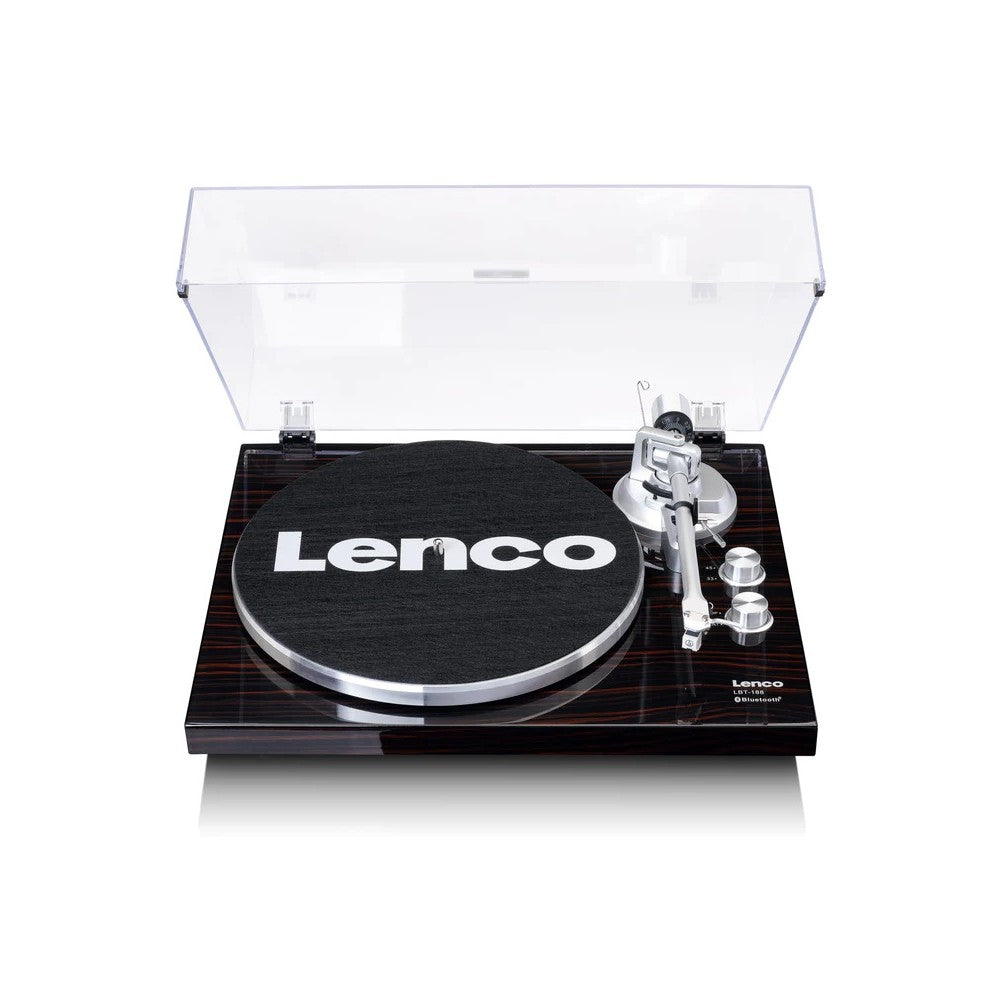 LENCO LBT-188WA - Giradischi con Bluetooth marrone scuro