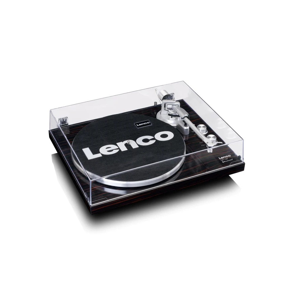 LENCO LBT-188WA - Tocadiscos con Bluetooth marrón oscuro
