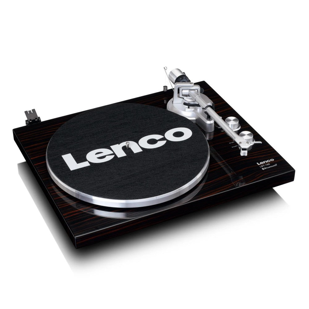 LENCO LBT-188WA - Tocadiscos con Bluetooth marrón oscuro