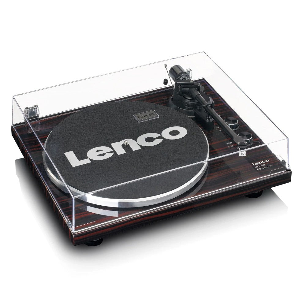 LENCO LBT-189WA - Giradischi con Bluetooth marrone scuro