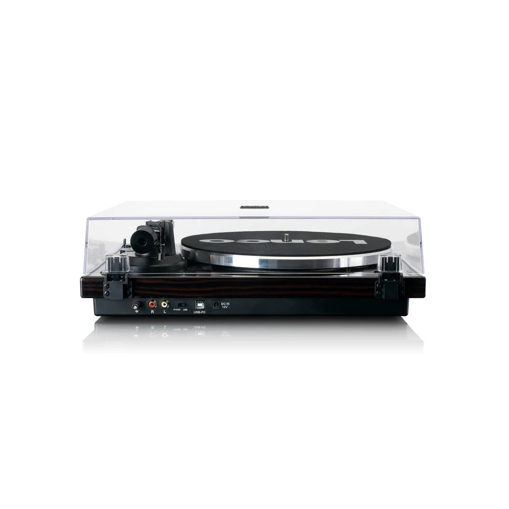 LENCO LBT-189WA - Giradischi con Bluetooth marrone scuro