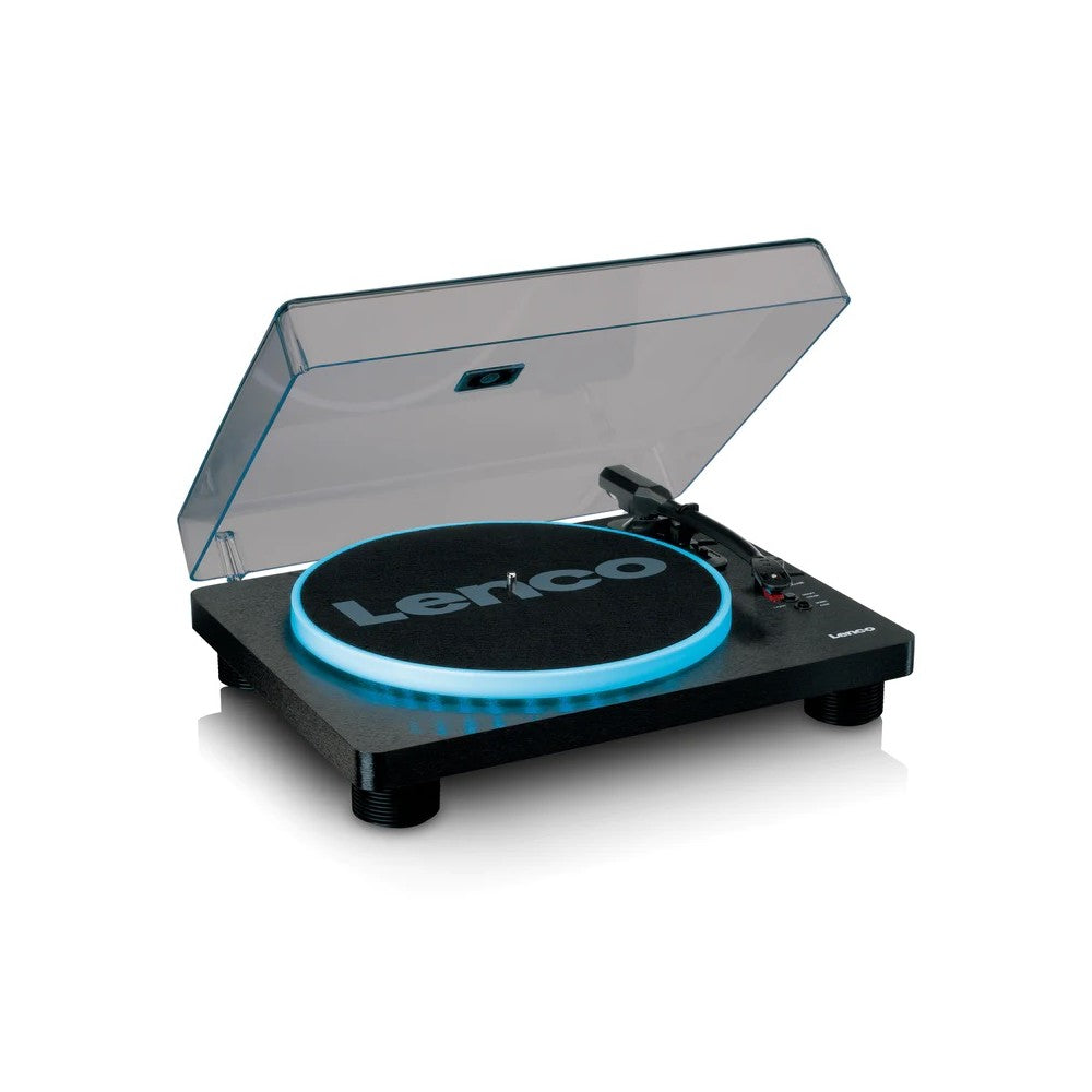 LENCO LS-50LED BK GIRADISCHI CON LED E DIFFUSORI INTEGRATI