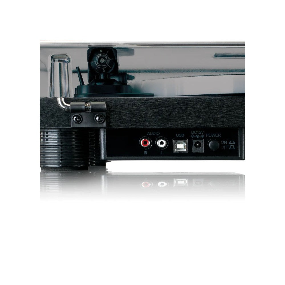 LENCO LS-50LED BK GIRADISCHI CON LED E DIFFUSORI INTEGRATI