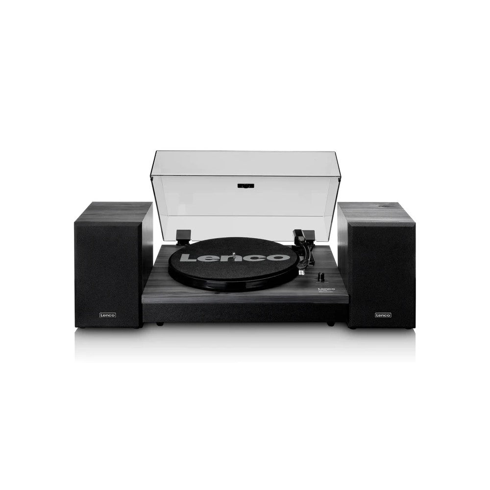 LENCO LS-300BK - GIRADISCHI CON BLUETOOTH E DUE DIFFUSORI SEPARATI
