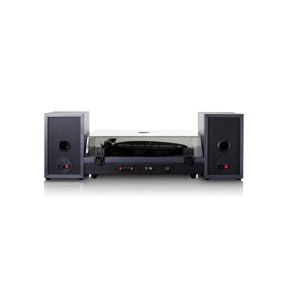 LENCO LS-301BK - TOCADISCOS CON BLUETOOTH Y 2 ALTAVOCES SEPARADOS