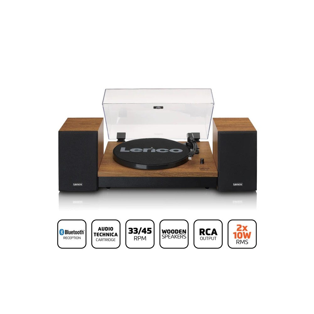 LENCO LS-310WD GIRADISCHI CON BLUETOOTH E 2 DIFFUSORI SEPARATI