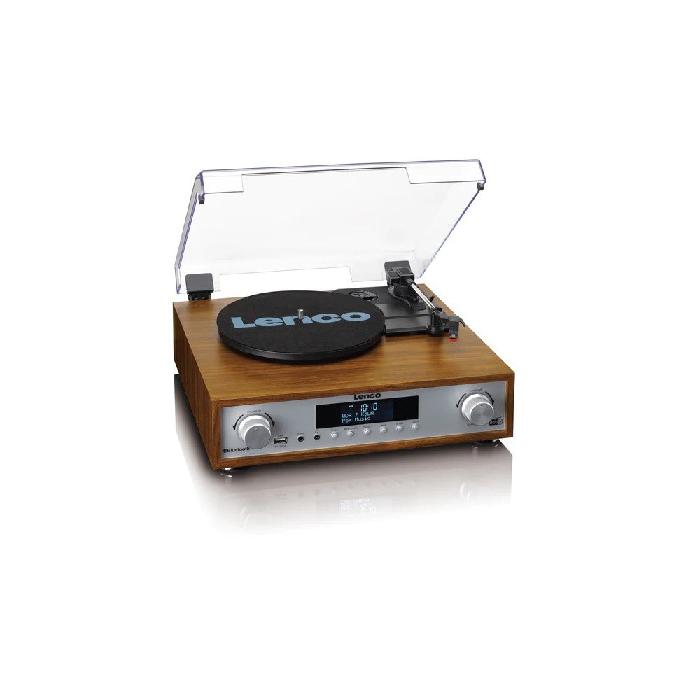 LENCO MC-160WD HiFi Stereo System with Turntable, DAB+/FM Radio, and Bluetooth