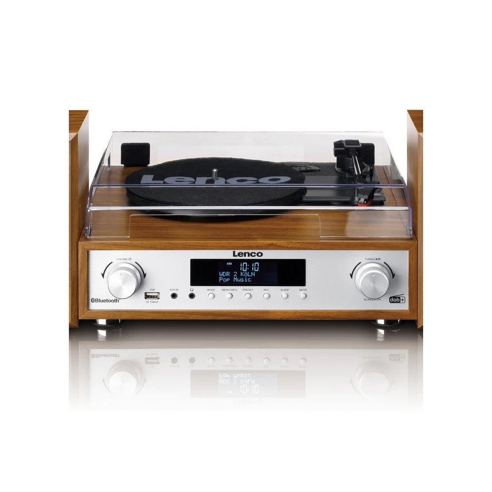 LENCO MC-160WD HiFi Stereo System with Turntable, DAB+/FM Radio, and Bluetooth