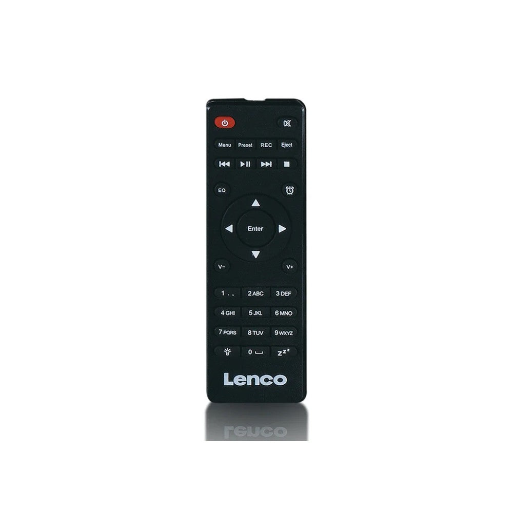 LENCO MC-460BK Impianto stereo HiFi con giradischi, CD, radio DAB+/FM e Bluetooth