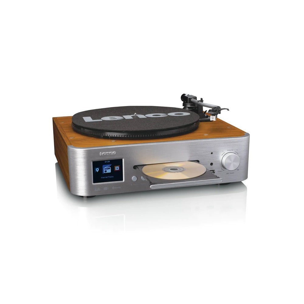 LENCO MC-660WDSI Hi-Fi Stereo System with Turntable, CD, DAB+/FM Radio and Bluetooth