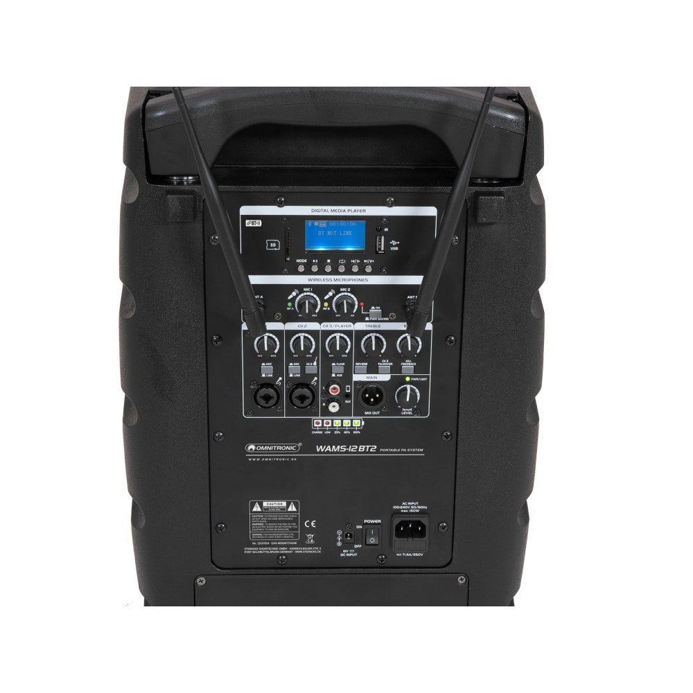 OMNITRONIC WAMS-12BT2 Wireless PA System