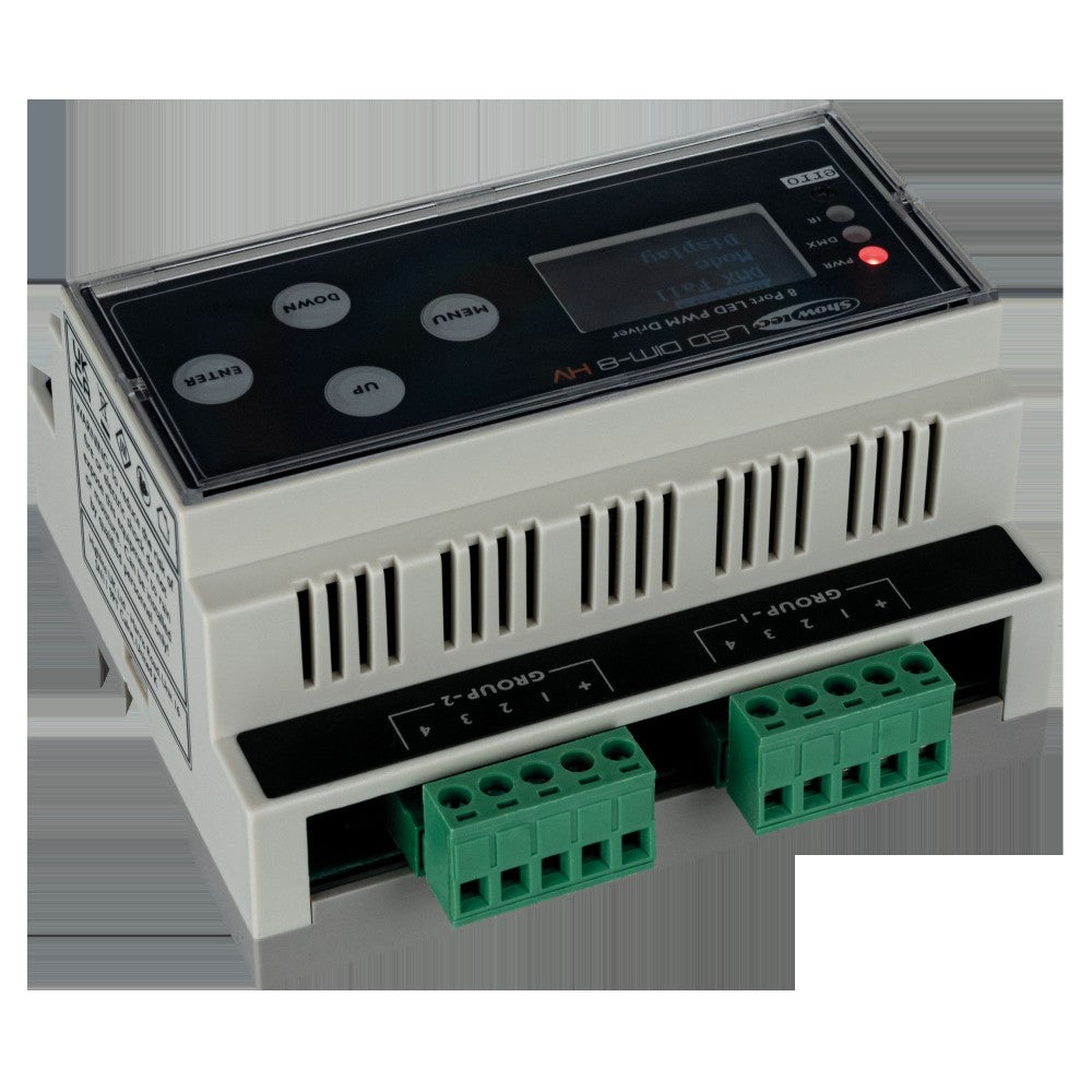 Showtec LED Dim-8 HV DIN Rail