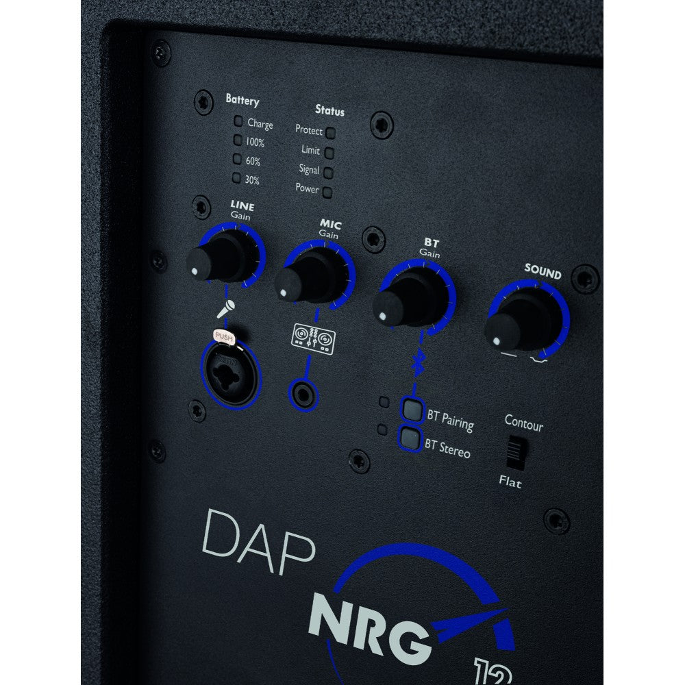 DAP NRG-12 Mobile 12" Battery Powered Speaker with Bluetooth 5.0