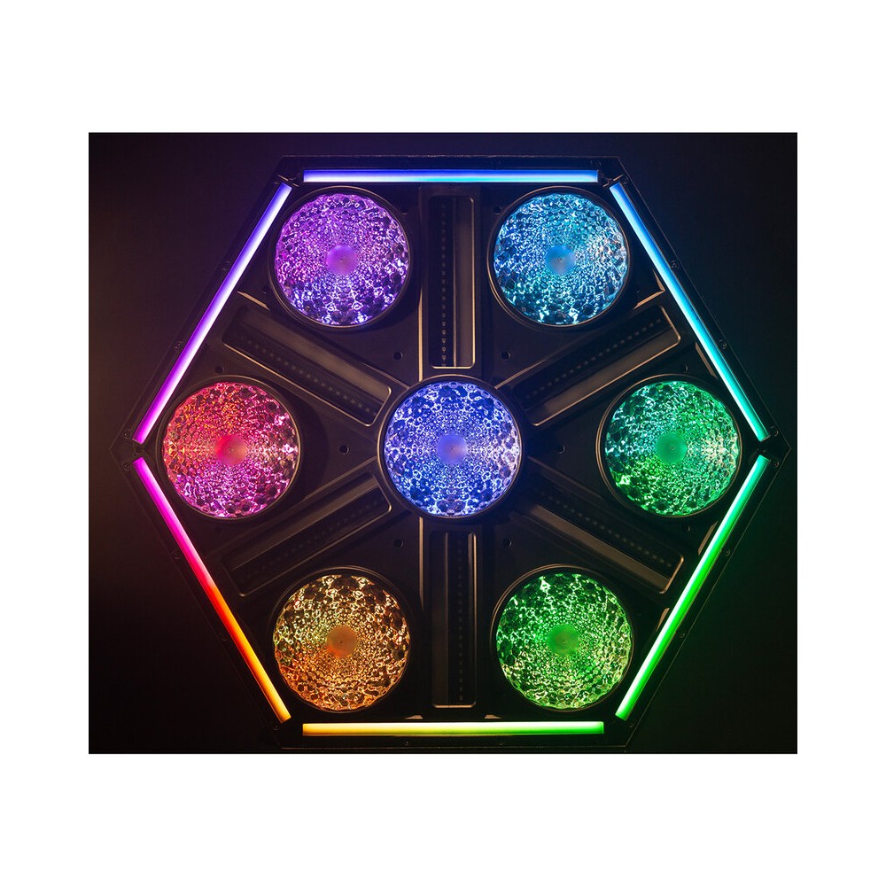 Briteq Hexagonal eye candy multi effect fixture