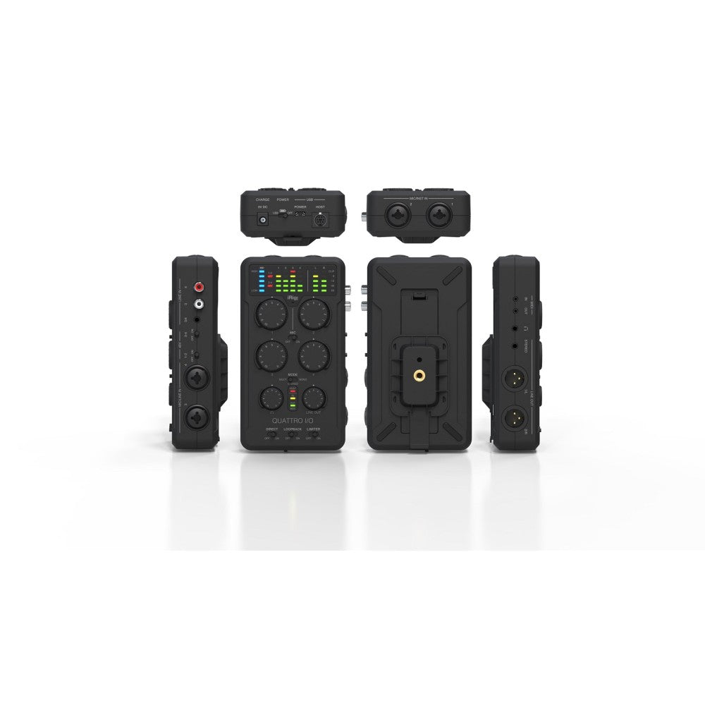IK MULTIMEDIA IRIG PRO QUATTRO I/O ISCHEDA AUDIO PORTATILE