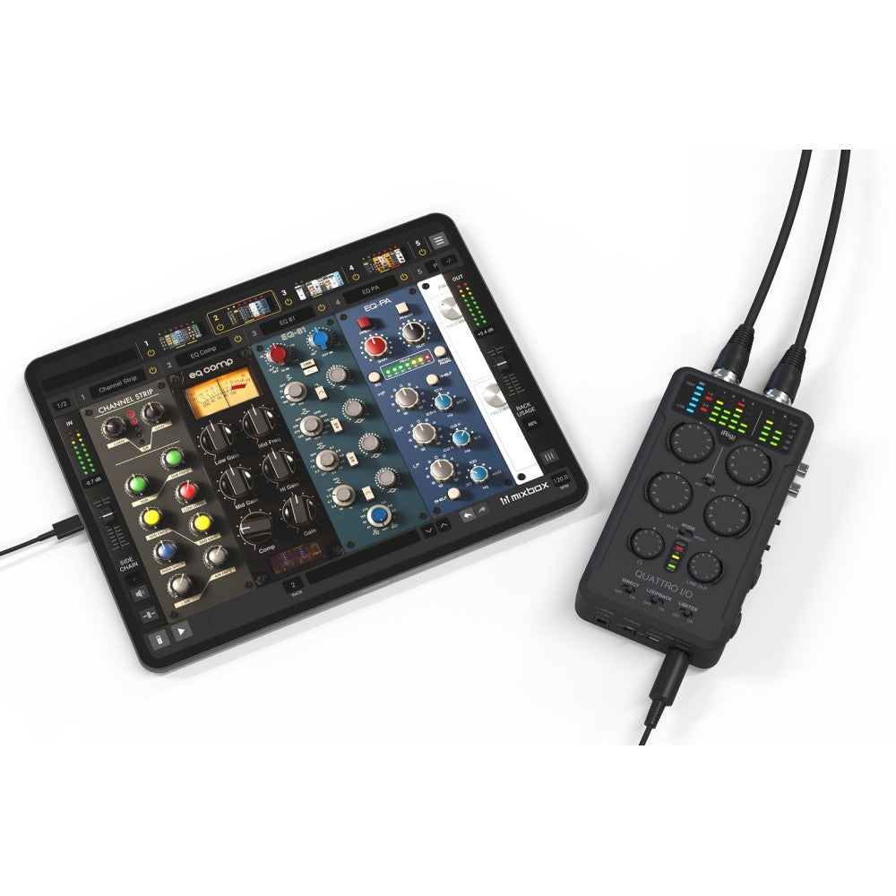 IK MULTIMEDIA IRIG PRO QUATTRO I/O DELUXE SCHEDA AUDIO PORTATILE
