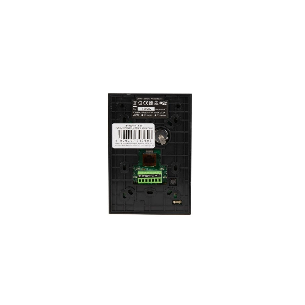 EUROLITE TOUCH-512 Wall-mounted stand-alone player