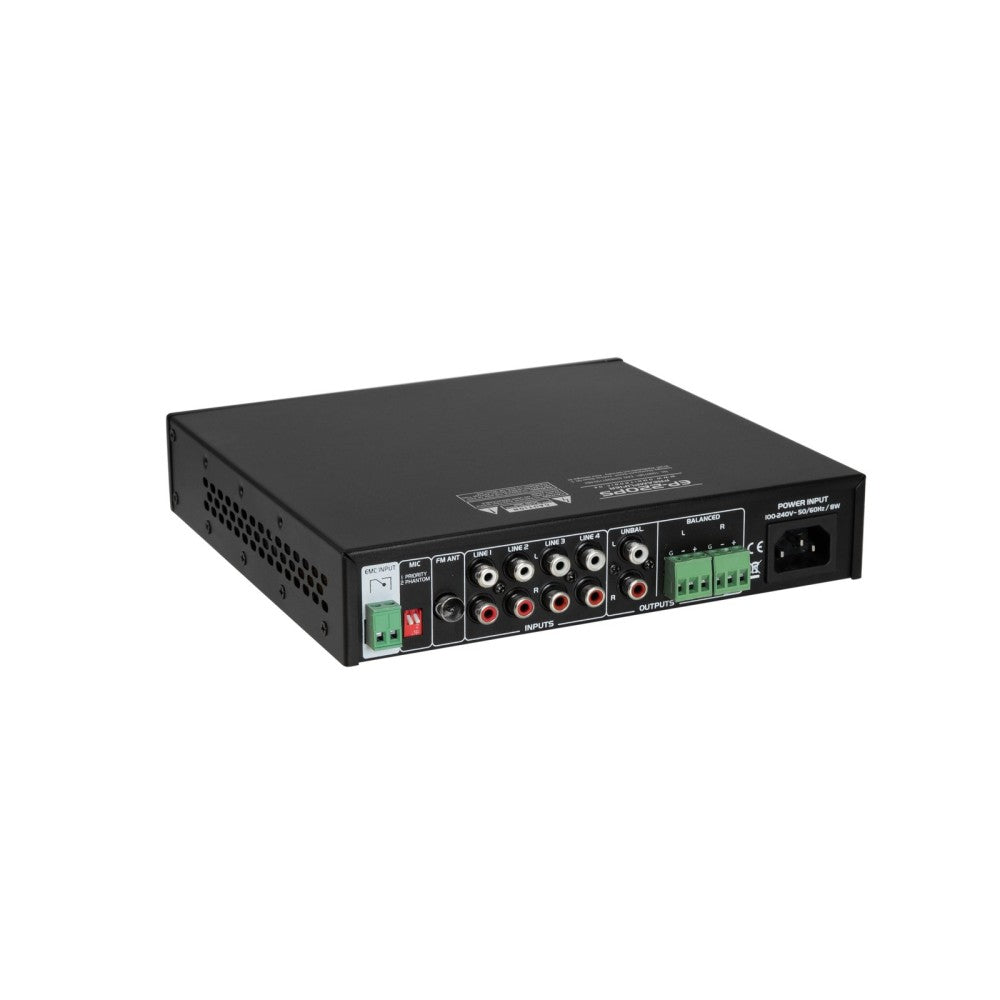 OMNITRONIC EP-220PS Preamplificatore con lettore MP3, Bluetooth e radio FM da 9,5"