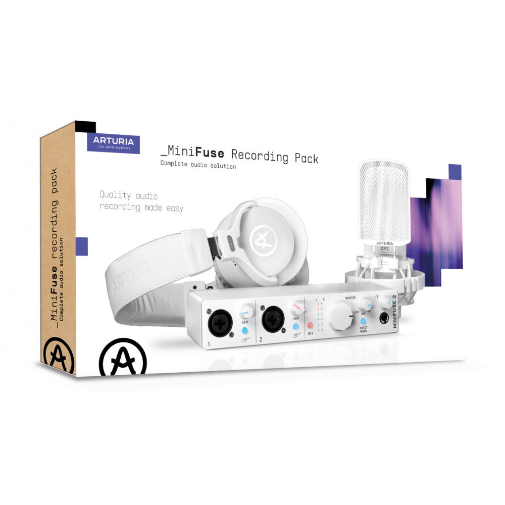 ARTURIA MiniFuse Recording Pack White