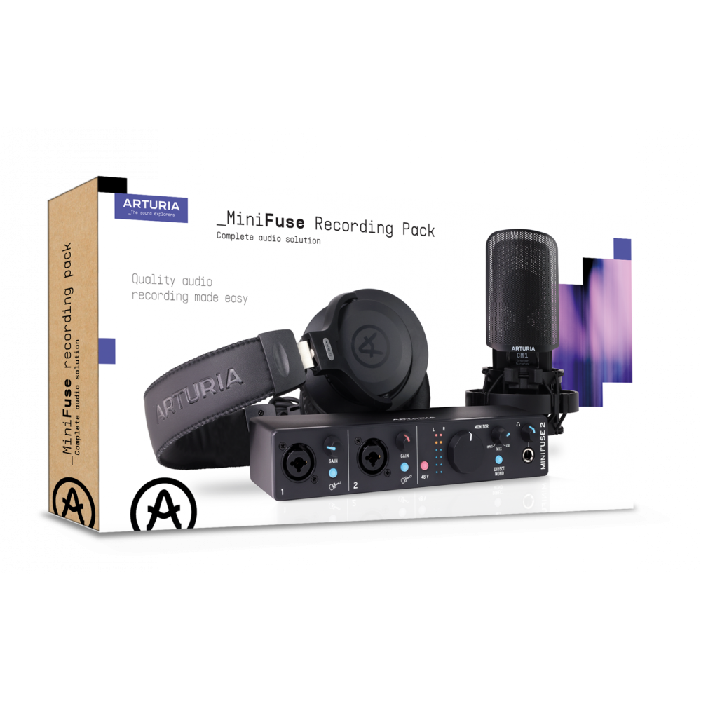 ARTURIA MiniFuse Recording Pack Blanco