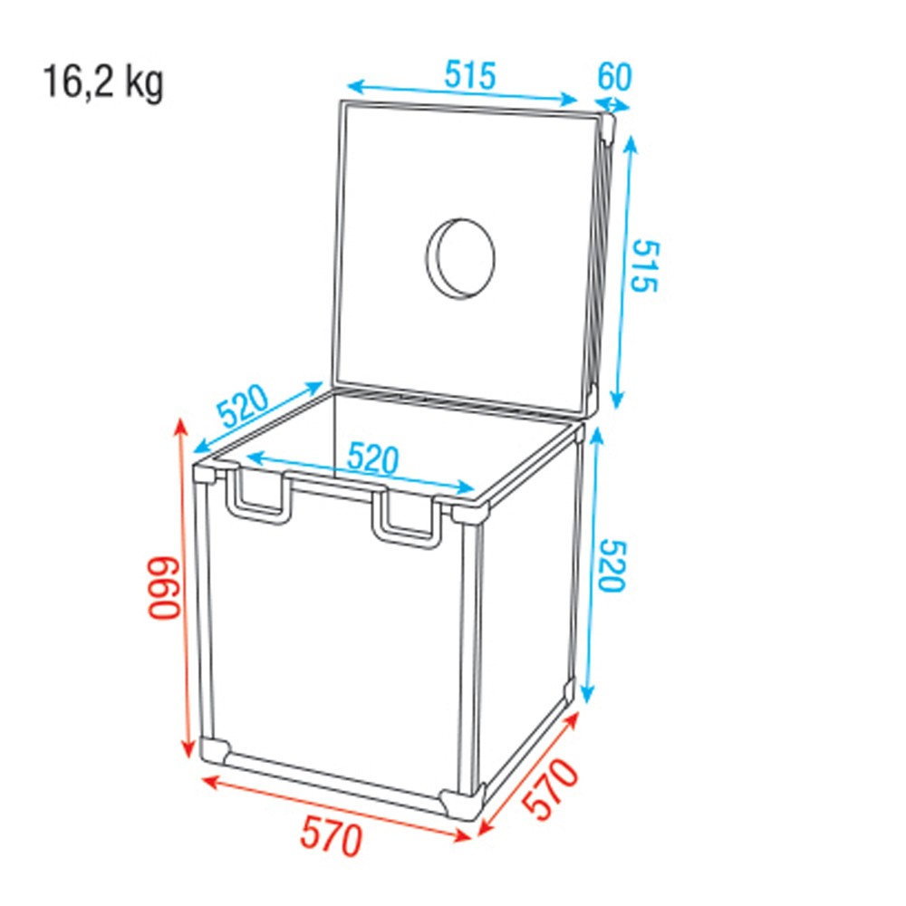 Showgear 50cm Mirror Ball Case