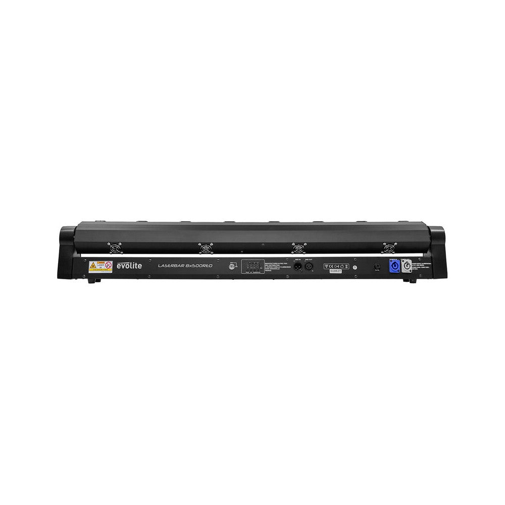Evolite 8 X 500 mW red laser +  7 x 4-in-1 4 W RGBW LED bar
