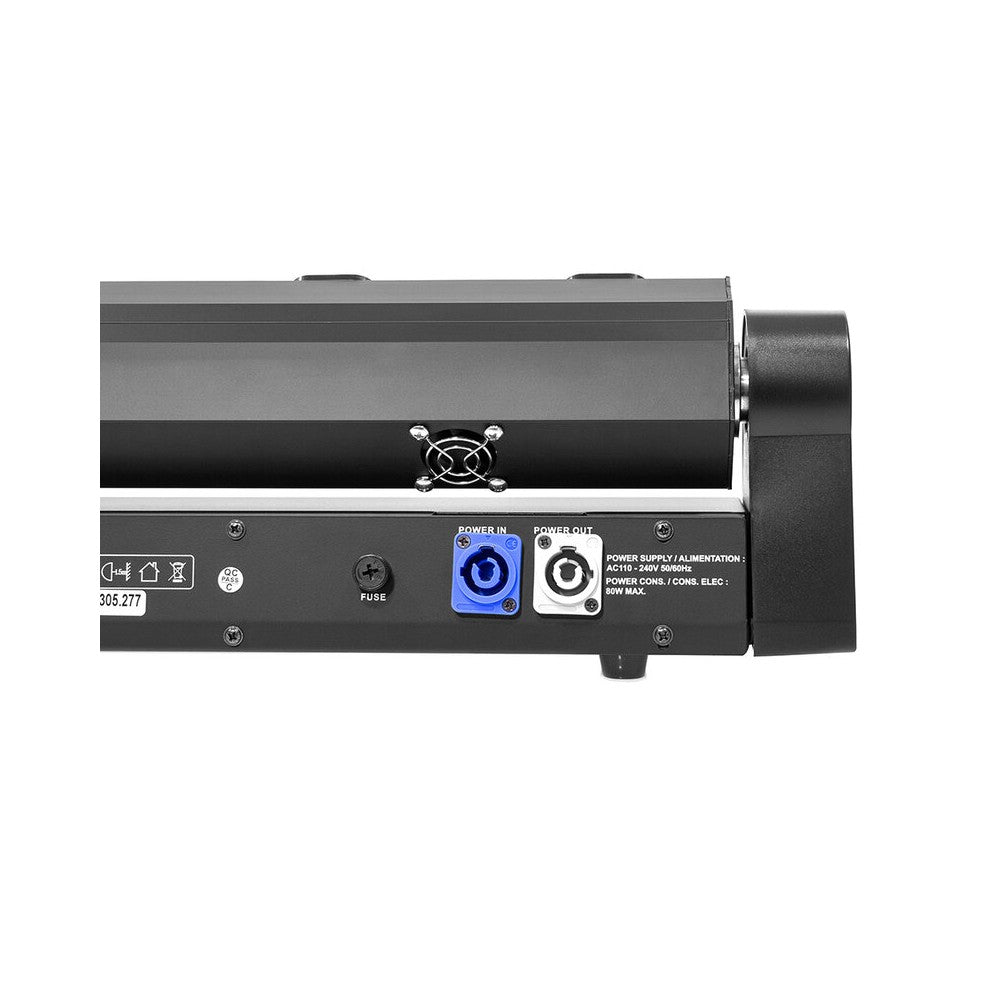 Evolite 8 X 500 mW red laser +  7 x 4-in-1 4 W RGBW LED bar
