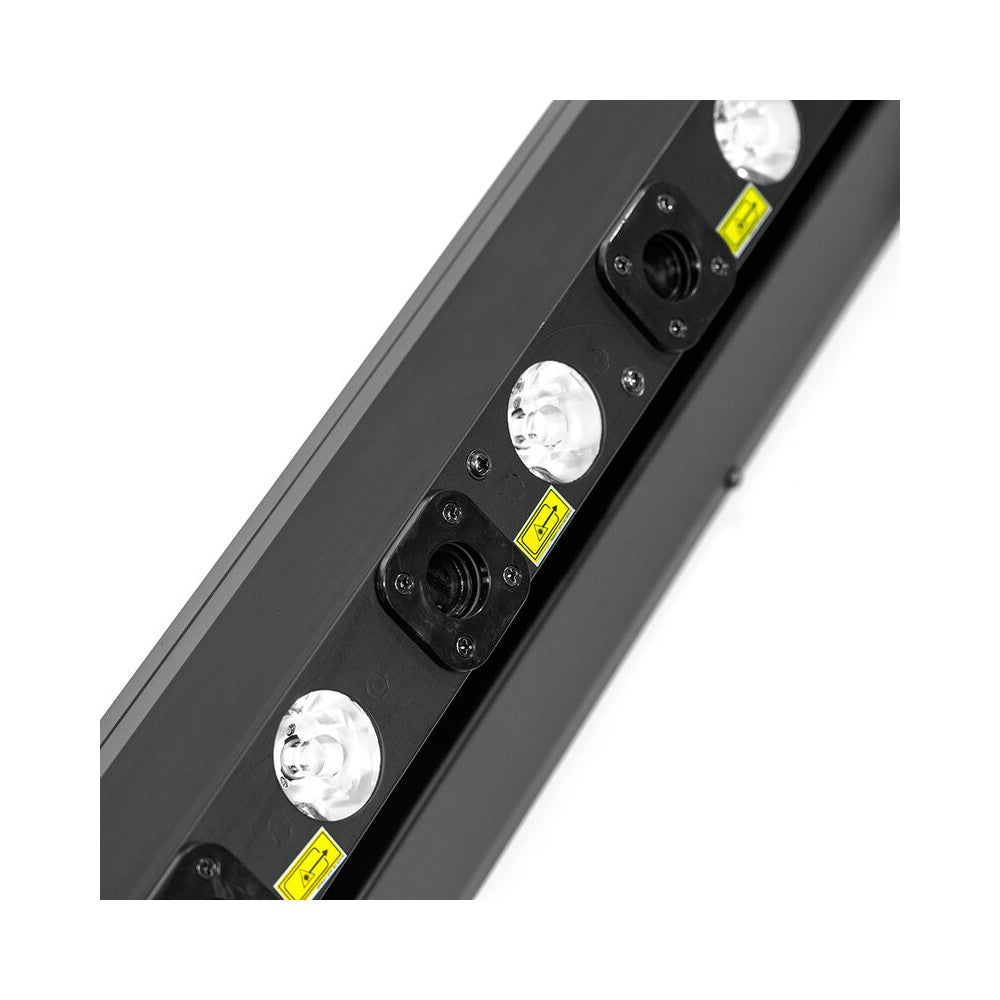 Evolite 8 X 500 mW red laser +  7 x 4-in-1 4 W RGBW LED bar