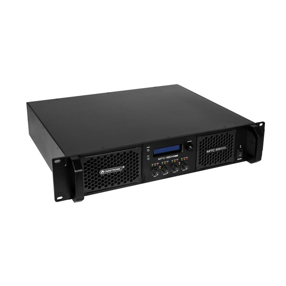 OMNITRONIC MTC-3204DSP Amplificador de 4 canales con DSP
