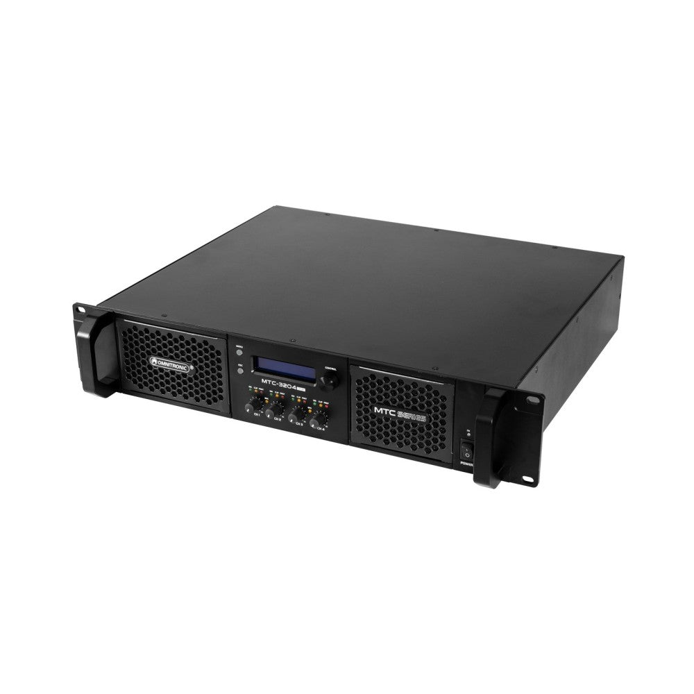 OMNITRONIC MTC-3204DSP Amplificador de 4 canales con DSP