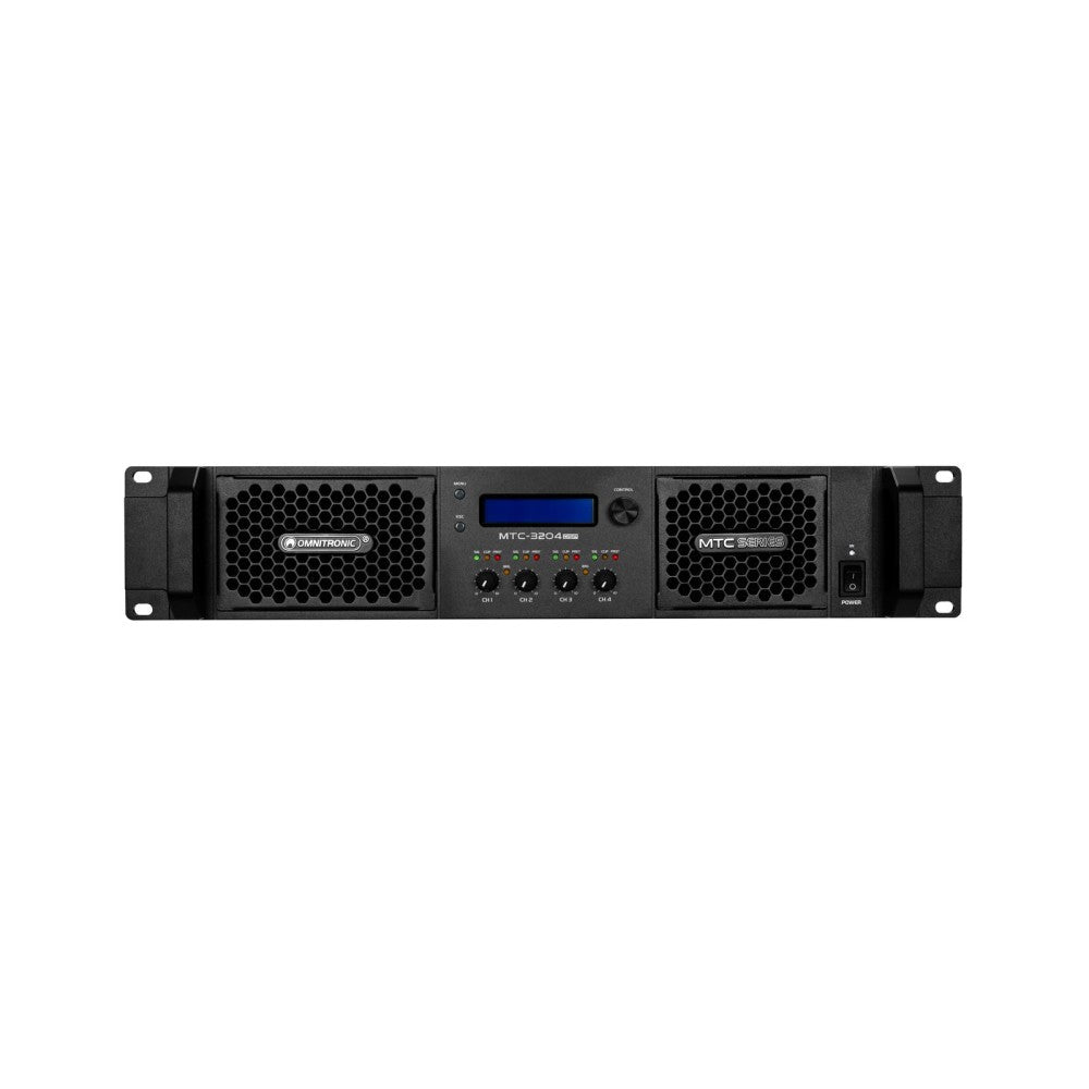 OMNITRONIC MTC-3204DSP Amplificatore 4 Canali con DSP