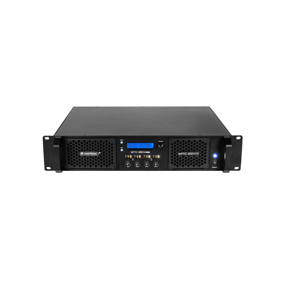 OMNITRONIC MTC-3204DSP Amplificador de 4 canales con DSP