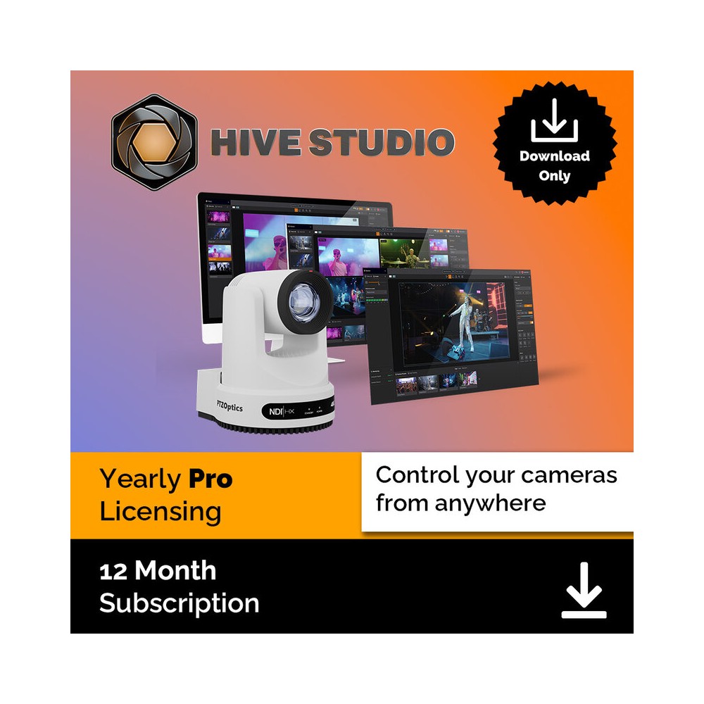 PTZOptics PTZOptics Hive Pro Studio Yearly License