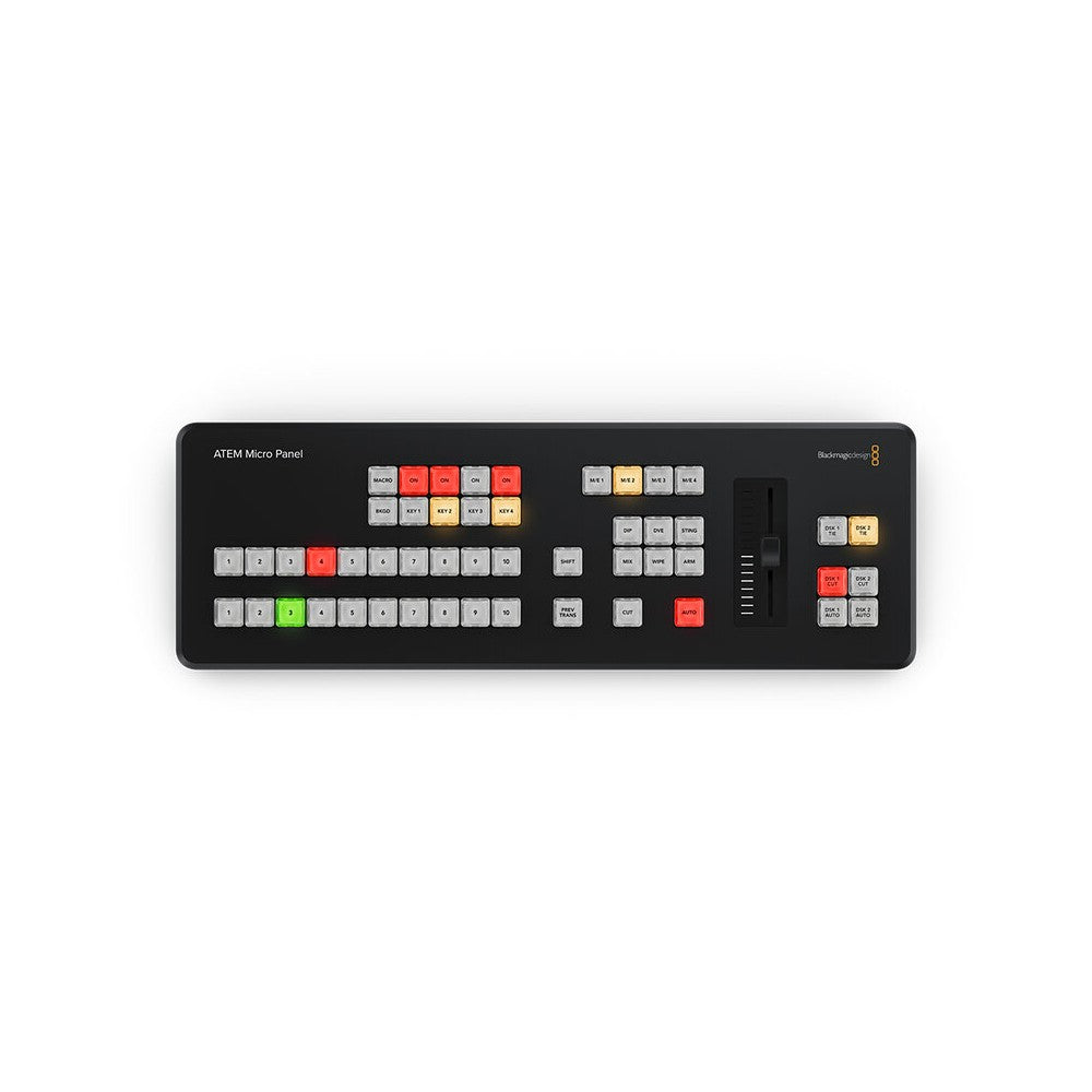 Blackmagic Design Hardware control panel for physical switching while using ATEM Software Control, high-end backlit buttons, low